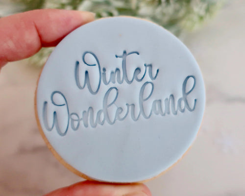 Winter Wonderland Fondant Stamp - Made in the UK with Love  from House of Toot Sweet - Just £5! Shop now at House of Toot Sweet