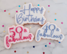 Load image into Gallery viewer, 50 &amp; Fabulous Fondant Embosser &amp; Cookie Cutter - Made in the UK with Love  from House of Toot Sweet - Just £6! Shop now at House of Toot Sweet
