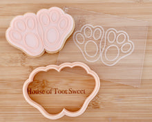 Load image into Gallery viewer, Bunny Feet Embosser / Cutter - Made in the UK with Love  from House of Toot Sweet - Just £6.50! Shop now at House of Toot Sweet
