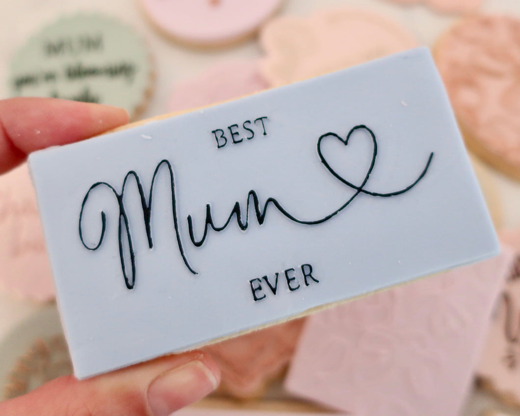 Best Mum Ever Embosser - Made in the UK with Love  from House of Toot Sweet - Just £6.50! Shop now at House of Toot Sweet