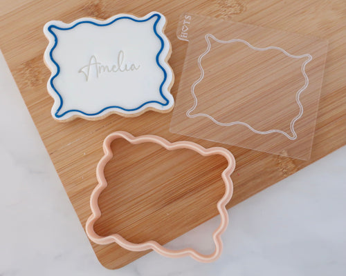 Rectangle Wavy Frame Embosser / Cutter - Made in the UK with Love  from House of Toot Sweet - Just £6.50! Shop now at House of Toot Sweet