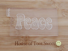 Load image into Gallery viewer, Peace Embosser / Cutter - Made in the UK with Love  from House of Toot Sweet - Just £6! Shop now at House of Toot Sweet
