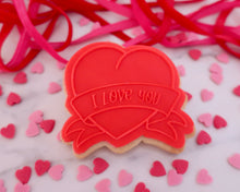 Load image into Gallery viewer, I Love You With Banner Embosser / Cutter - Made in the UK with Love  from House of Toot Sweet - Just £6! Shop now at House of Toot Sweet
