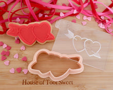 Load image into Gallery viewer, Double Heart With Arrow Embosser / Cutter - Made in the UK with Love  from House of Toot Sweet - Just £5.50! Shop now at House of Toot Sweet
