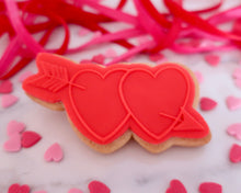 Load image into Gallery viewer, Double Heart With Arrow Embosser / Cutter - Made in the UK with Love  from House of Toot Sweet - Just £5.50! Shop now at House of Toot Sweet
