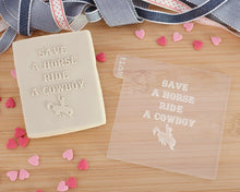 Load image into Gallery viewer, Save A Horse Ride A Cowboy Embosser - Made in the UK with Love  from House of Toot Sweet - Just £6.50! Shop now at House of Toot Sweet
