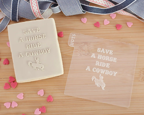 Save A Horse Ride A Cowboy Embosser - Made in the UK with Love  from House of Toot Sweet - Just £6.50! Shop now at House of Toot Sweet