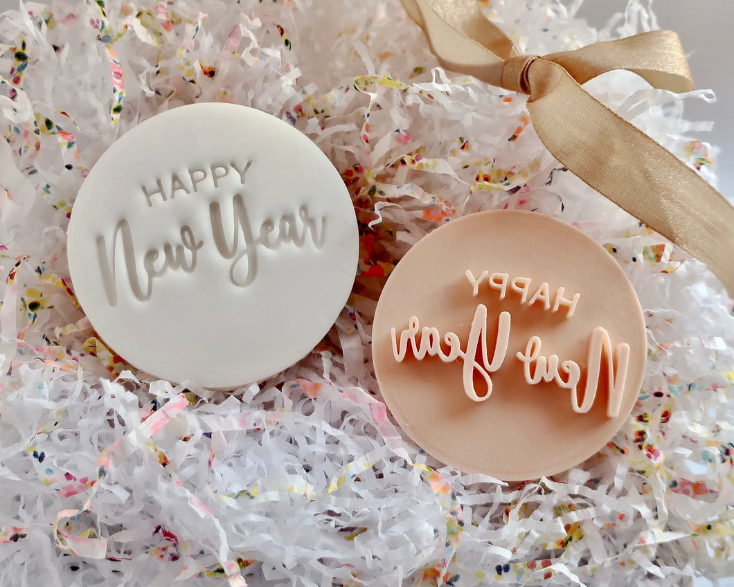 Happy New Year II Stamp - Made in the UK with Love  from House of Toot Sweet - Just £5! Shop now at House of Toot Sweet