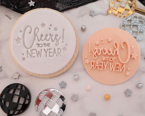 Cheers to the New Year Stamp - Made in the UK with Love  from House of Toot Sweet - Just £5! Shop now at House of Toot Sweet