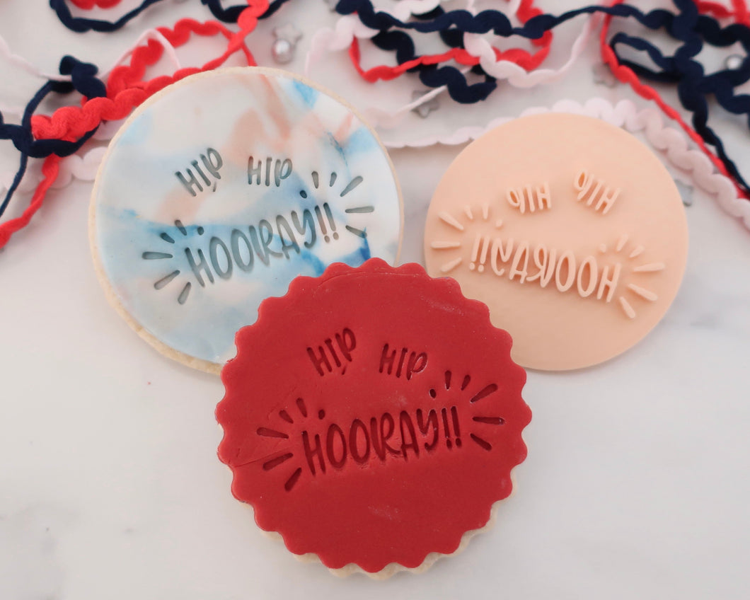 Hip Hip Hooray!! Stamp - Made in the UK with Love  from House of Toot Sweet - Just £5! Shop now at House of Toot Sweet