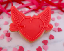 Load image into Gallery viewer, Winged  Heart  With Arrow Embosser / Cutter - Made in the UK with Love  from House of Toot Sweet - Just £6! Shop now at House of Toot Sweet
