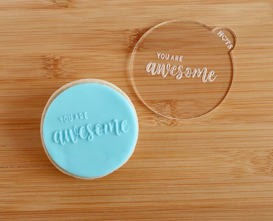 You Are Awesome Embosser - Made in the UK with Love  from House of Toot Sweet - Just £6! Shop now at House of Toot Sweet