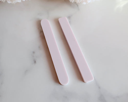 Matt finish Marshmallow Pink Cakesicle sticks - Made in the UK with Love  from House of Toot Sweet - Just £4! Shop now at House of Toot Sweet