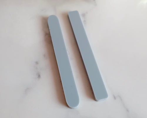 Matt finish Powder Blue Cakesicle sticks - Made in the UK with Love  from House of Toot Sweet - Just £4! Shop now at House of Toot Sweet