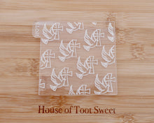 Load image into Gallery viewer, Cross with Doves Texture Embosser - Made in the UK with Love  from House of Toot Sweet - Just £6.50! Shop now at House of Toot Sweet
