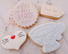 Load image into Gallery viewer, We&#39;re All Mad Here - Stamp - Made in the UK with Love  from House of Toot Sweet - Just £5! Shop now at House of Toot Sweet
