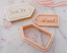 Load image into Gallery viewer, Drink Me Label - Stamp / Cutter - Made in the UK with Love  from House of Toot Sweet - Just £6.50! Shop now at House of Toot Sweet
