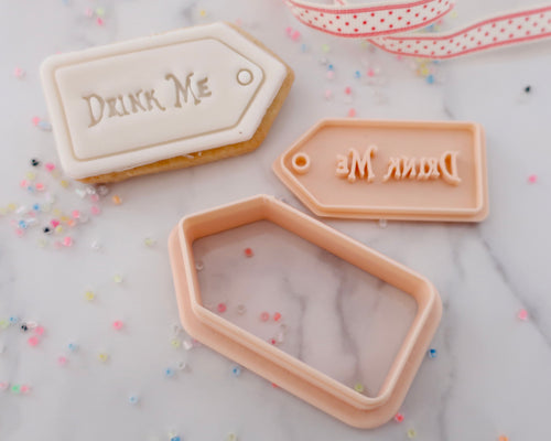 Drink Me Label - Stamp / Cutter - Made in the UK with Love  from House of Toot Sweet - Just £6.50! Shop now at House of Toot Sweet