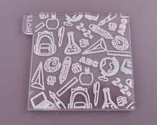 Load image into Gallery viewer, Classroom Icons Texture Embosser - Made in the UK with Love  from House of Toot Sweet - Just £7! Shop now at House of Toot Sweet
