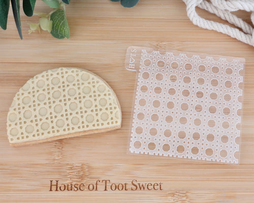 Rattan Texture Embosser - Made in the UK with Love  from House of Toot Sweet - Just £7! Shop now at House of Toot Sweet