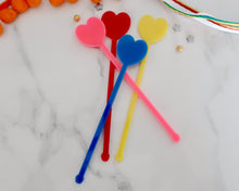 Load image into Gallery viewer, Love hearts Drink Stirrers - Made in the UK with Love  from House of Toot Sweet - Just £5! Shop now at House of Toot Sweet
