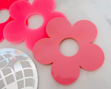 Load image into Gallery viewer, Daisy Flower Drink Coasters 2 Pack - Made in the UK with Love  from House of Toot Sweet - Just £9.50! Shop now at House of Toot Sweet
