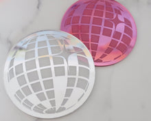 Load image into Gallery viewer, Mirrorball/ Disco Ball Drink Coasters 2 Pack - Made in the UK with Love  from House of Toot Sweet - Just £9.50! Shop now at House of Toot Sweet
