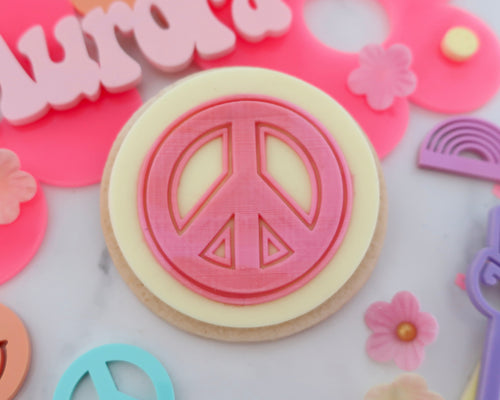 Peace Sign Embosser - Made in the UK with Love  from House of Toot Sweet - Just £6.50! Shop now at House of Toot Sweet