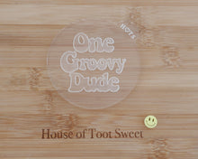 Load image into Gallery viewer, One Groovy Dude Embosser - Made in the UK with Love  from House of Toot Sweet - Just £6! Shop now at House of Toot Sweet
