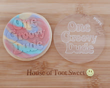 Load image into Gallery viewer, One Groovy Dude Embosser - Made in the UK with Love  from House of Toot Sweet - Just £6! Shop now at House of Toot Sweet
