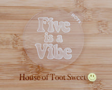 Load image into Gallery viewer, Five is a Vibe Embosser - Made in the UK with Love  from House of Toot Sweet - Just £6! Shop now at House of Toot Sweet
