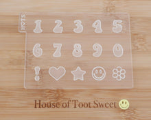 Load image into Gallery viewer, Groovy Alphabet / Numbers, Embosser / Cutters - Made in the UK with Love  from House of Toot Sweet - Just £6! Shop now at House of Toot Sweet
