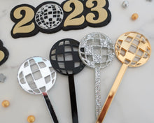 Load image into Gallery viewer, Mirrorball / Disco Ball Cocktail Drink Stirrers Set - Made in the UK with Love  from House of Toot Sweet - Just £5.50! Shop now at House of Toot Sweet
