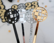 Load image into Gallery viewer, Mirrorball / Disco Ball Cocktail Drink Stirrers Set - Made in the UK with Love  from House of Toot Sweet - Just £5.50! Shop now at House of Toot Sweet
