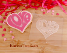 Load image into Gallery viewer, Groovy Love Heart Embosser / Cutter - Made in the UK with Love  from House of Toot Sweet - Just £6! Shop now at House of Toot Sweet
