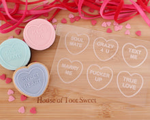 Load image into Gallery viewer, Love Heart Sweets Embosser / Cutter - Made in the UK with Love  from House of Toot Sweet - Just £6.50! Shop now at House of Toot Sweet
