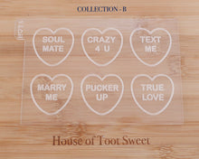 Load image into Gallery viewer, Love Heart Sweets Embosser / Cutter - Made in the UK with Love  from House of Toot Sweet - Just £6.50! Shop now at House of Toot Sweet
