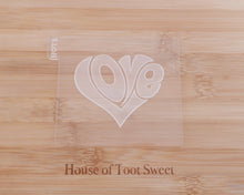 Load image into Gallery viewer, Groovy Love Heart Embosser / Cutter - Made in the UK with Love  from House of Toot Sweet - Just £6! Shop now at House of Toot Sweet
