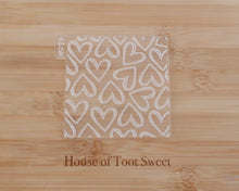 Load image into Gallery viewer, Scribble Hearts Texture Embosser - Made in the UK with Love  from House of Toot Sweet - Just £7! Shop now at House of Toot Sweet
