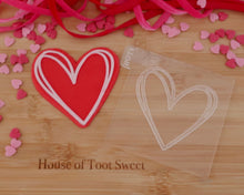 Load image into Gallery viewer, Scribble Heart Embosser/ Cutter - Made in the UK with Love  from House of Toot Sweet - Just £5.50! Shop now at House of Toot Sweet
