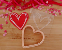 Load image into Gallery viewer, Scribble Heart Embosser/ Cutter - Made in the UK with Love  from House of Toot Sweet - Just £5.50! Shop now at House of Toot Sweet
