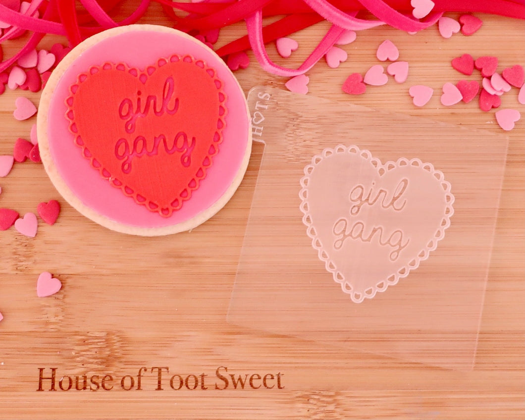 Girl Gang Embosser - Made in the UK with Love  from House of Toot Sweet - Just £6.50! Shop now at House of Toot Sweet