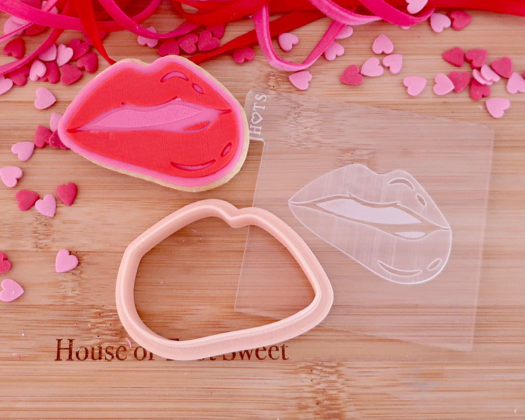 Biting Lips Embosser / Cutter - Made in the UK with Love  from House of Toot Sweet - Just £5! Shop now at House of Toot Sweet