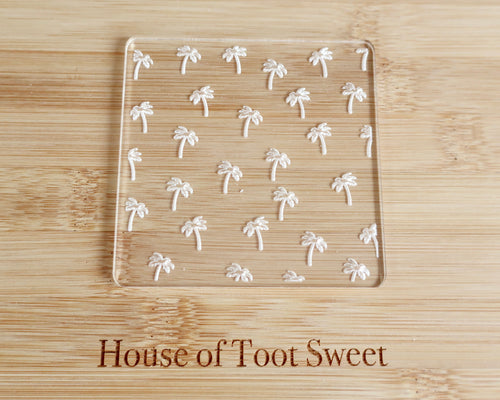 Palm Trees Texture Embosser - Made in the UK with Love  from House of Toot Sweet - Just £7! Shop now at House of Toot Sweet