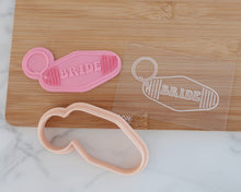 Load image into Gallery viewer, Bride - Retro Motel Key Ring Embosser / Cutter - Made in the UK with Love  from House of Toot Sweet - Just £6.50! Shop now at House of Toot Sweet
