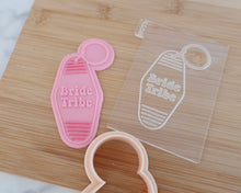 Load image into Gallery viewer, Bride Tribe - Retro Motel Key Ring Embosser / Cutter - Made in the UK with Love  from House of Toot Sweet - Just £6.50! Shop now at House of Toot Sweet
