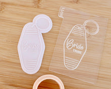 Load image into Gallery viewer, Bride Tribe - Retro Motel Key Ring Embosser / Cutter - Made in the UK with Love  from House of Toot Sweet - Just £6.50! Shop now at House of Toot Sweet
