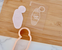 Load image into Gallery viewer, Team Bride - Retro Motel Key Ring Embosser / Cutter - Made in the UK with Love  from House of Toot Sweet - Just £6.50! Shop now at House of Toot Sweet
