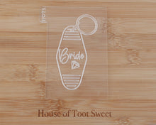 Load image into Gallery viewer, Bride with Diamond - Retro Motel Key Ring Embosser / Cutter - Made in the UK with Love  from House of Toot Sweet - Just £6.50! Shop now at House of Toot Sweet
