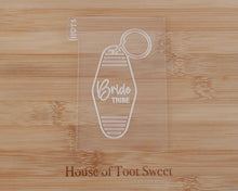 Load image into Gallery viewer, Bride Tribe - Retro Motel Key Ring Embosser / Cutter - Made in the UK with Love  from House of Toot Sweet - Just £6.50! Shop now at House of Toot Sweet
